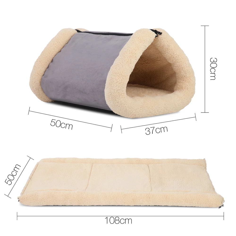 Pet Dog Cat Bed Cave Mat - Image 2