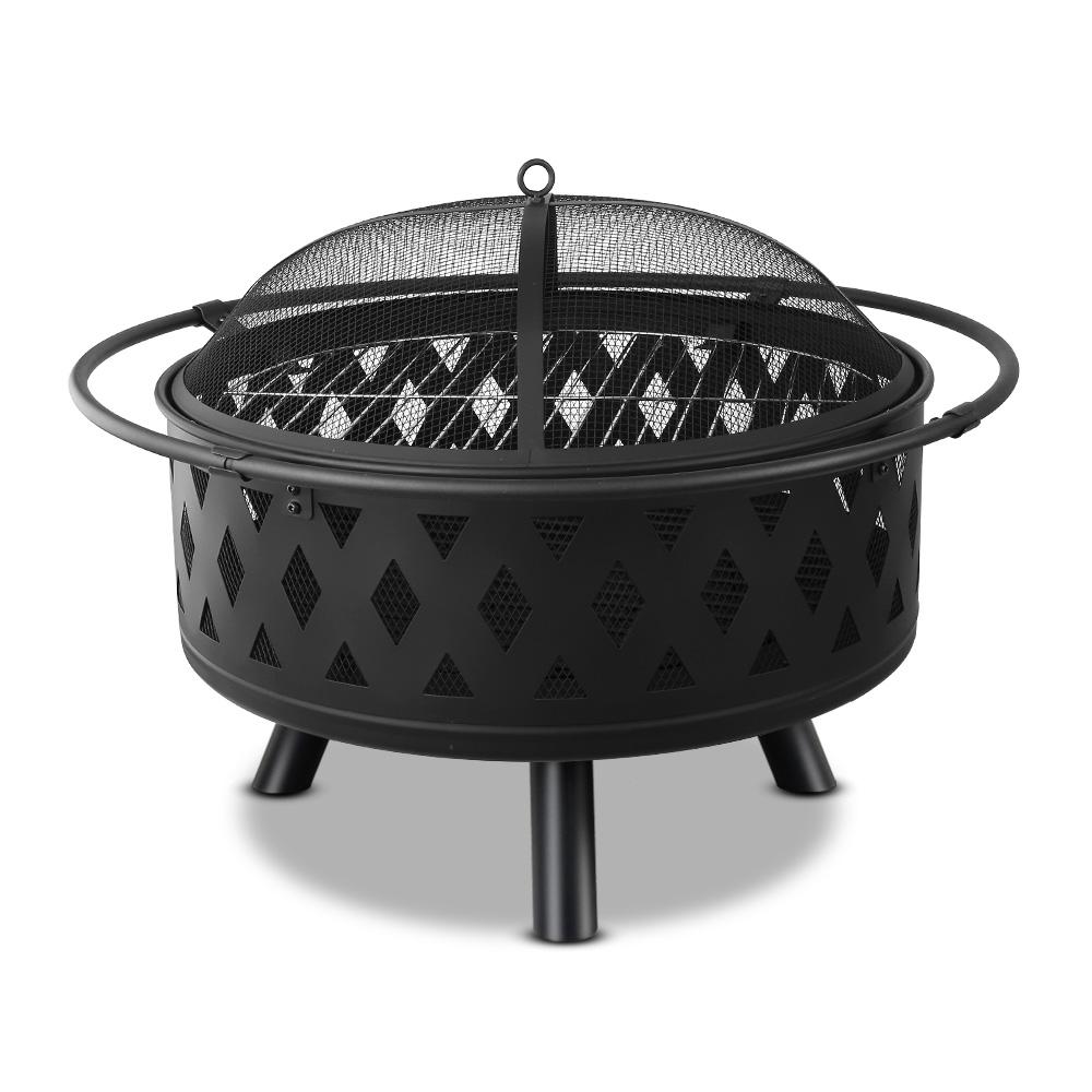 Portable Fire Pit BBQ 32 inches