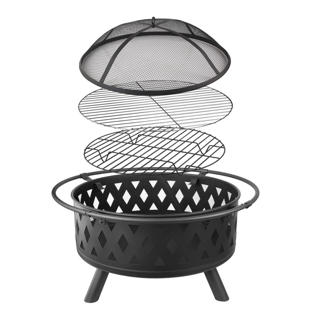 Portable Fire Pit BBQ 32 inches - Image 4