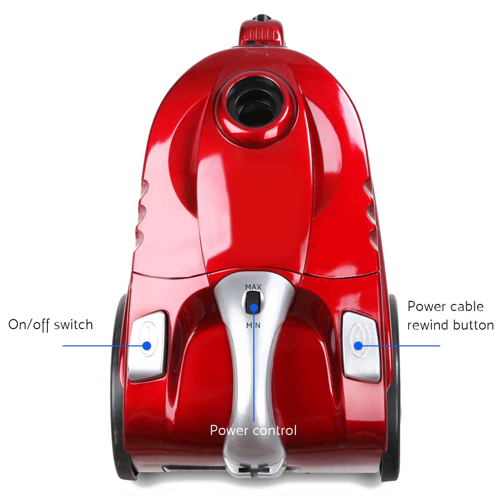 Vacuum Cleaner Bagless 2200W Red - Image 4