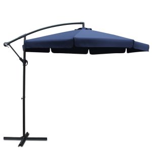 3m Cantilever Umbrella Alpha Navy Blue