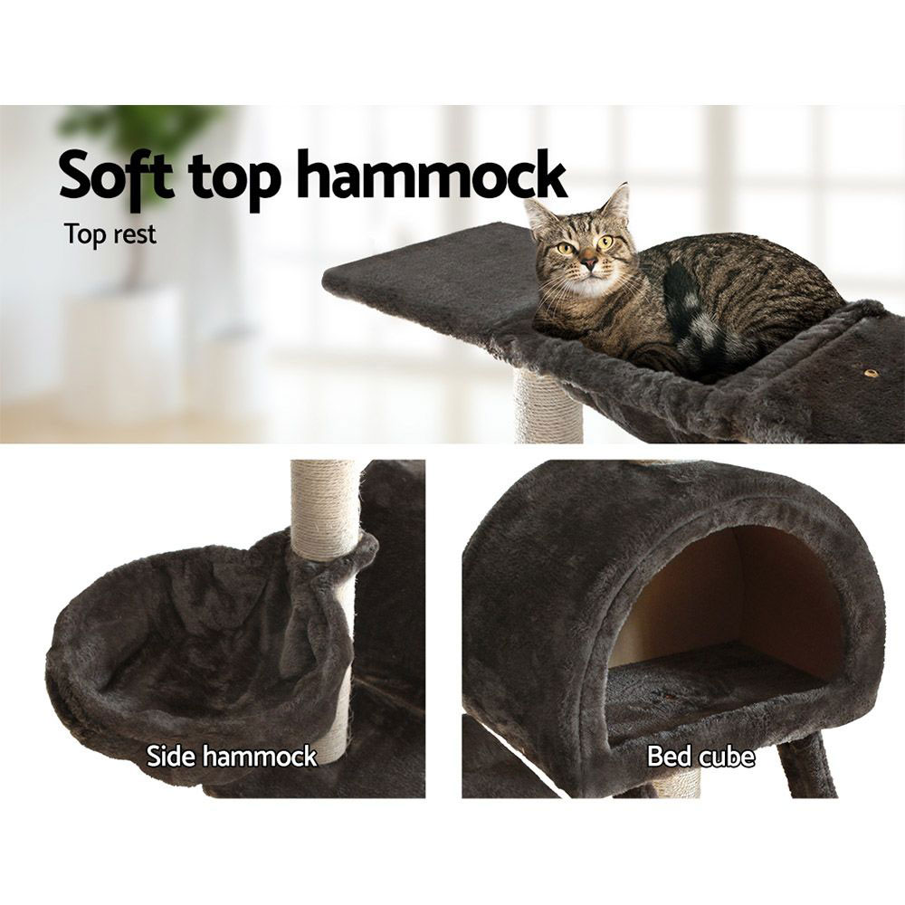Cat Kitten Toy 100cm Scratching Tree Grey - Image 6